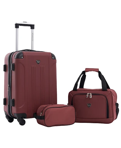 Travelers Club Chicago 3-Pc, Hardside Luggage Set