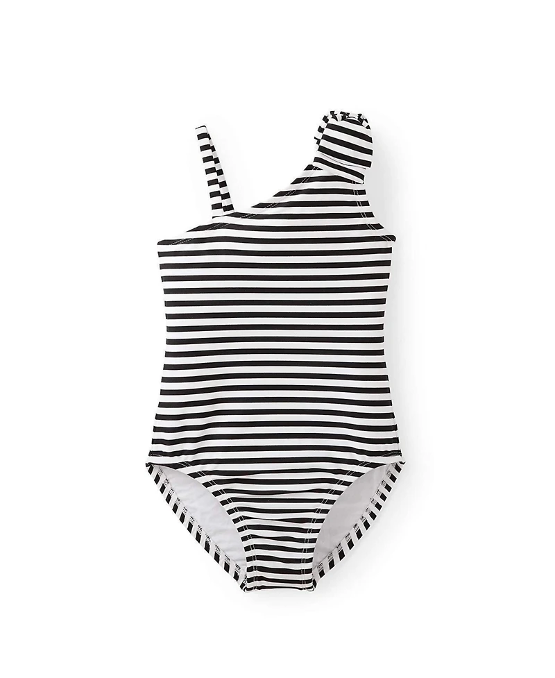 Hope & Henry Girls Hope and Henry Asymmetrical One-Piece Swimsuit