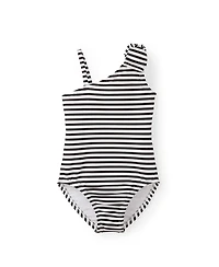 Hope & Henry Girls Hope and Henry Asymmetrical One-Piece Swimsuit