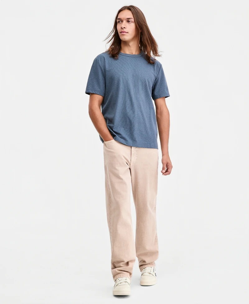 Sun + Stone Men's Logan Stripe Jacquard T-Shirt, Macy's Exclusive