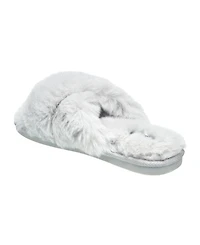 Nine West Women's X-Band Faux Fur Slippers