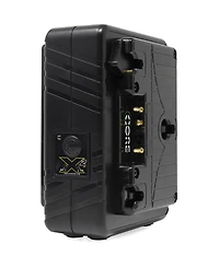 Core Swx Nanox Micro 150 150Wh 14.8V Gold Mount Smart Battery, 2-Pack, Bundle with Gpm-X2A Super Compact 3-Stud Gold-Mount Fast Charger