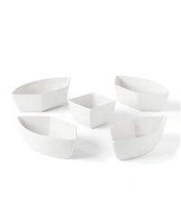 Oneida Willow & White 6-Piece Serving Set