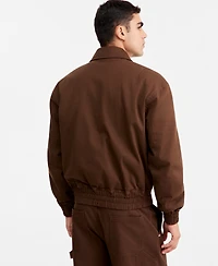 Mode of One Men's Flight Utilitarian Cotton-Blend Relaxed-Fit Bomber Jacket, Macy's Exclusive