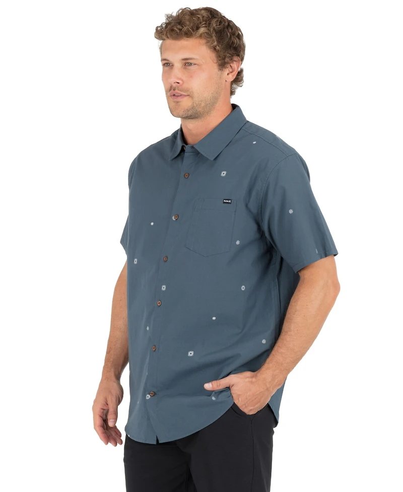 Hurley Men's Dobby Short-Sleeve Shirt