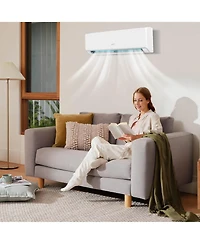 Costway 24000 Btu Wifi Enabled Mini Split Air Conditioner and Heater with Heat Pump