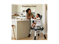 Kinder King 15-in-1 Baby High Chair Converts to Activity Center and Booster Seat with Removable Tray