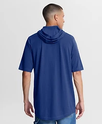 Nike Men's Royal Chicago Cubs Arched Wordmark Tri-Blend Hooded T-Shirt