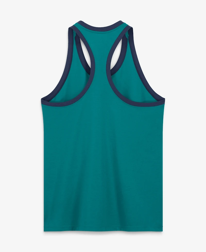 Nike Women's Teal Seattle Mariners Tri-Blend Dri-fit Racerback Tank Top