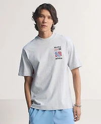 Adidas Men's Gray Usmnt 1994 World Cup Graphic T-Shirt