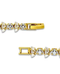 Macy's 14k Gold-Plated Cubic Zirconia Link Bracelet