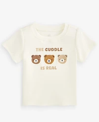 First Impressions Baby Boys' 3M-24M Mix & Match Short-Sleeve The Cuddle Is Real Bear T-Shirt, Macy's Exclusive