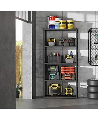 5-Shelf Heavy-Duty Adjustable Garage Storage Shelving