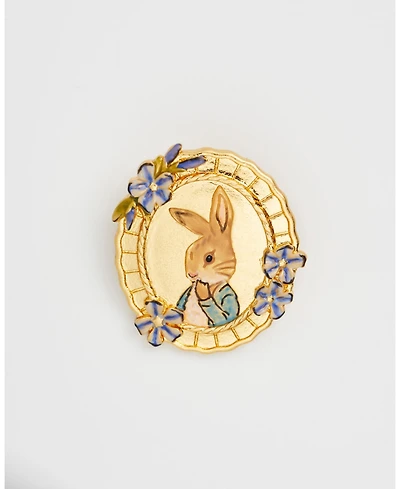 Fable England Peter Rabbit Cameo Brooch