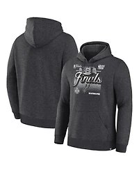 Fanatics Men's Charcoal San Antonio Spurs 2026 Western Conference Champions Locker Room Pullover Fleece Hoodie