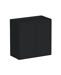 Boyel Living Double Door Short Wall Cabinet with Shelves, Ready to Assemble Kitchen Cabinet with Solid Wood Frame, Soft-Close Slides and Hinge