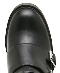 Madden Girl Women's Kuddle Buckle Platform Lug Knit Boots