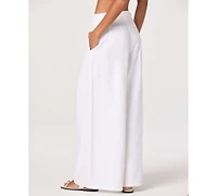 Astr the Label Women's Aiden High-Rise Wide Leg Woven Pants