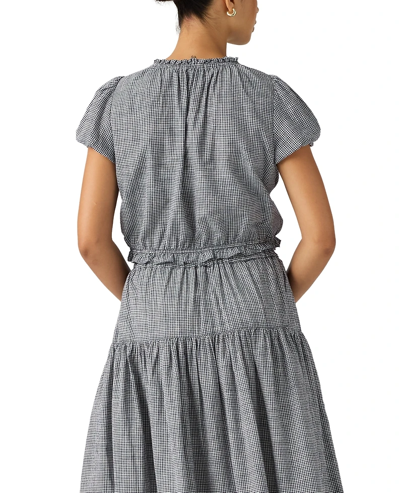 Levi's Plus Chiara Front Button Short-Sleeve Blouse