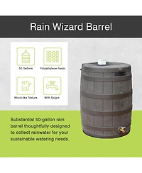 Good Ideas Rain Wizard 50 Gallon Rain Barrel Water Collector