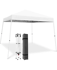 gaomon 10 x 10 Feet Pop Up Canopy Tent with Carrying Bag, Slant Leg Instant Gazebo for Beach, Patio, Deck and Garden