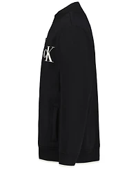Calvin Klein Boys' 8-20 Long-Sleeve Bomber Sweatshirt