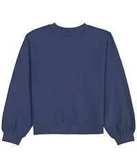 Tommy Hilfiger Girls' 7-16 Embroidered Long-Sleeve Sweatshirt
