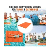 Ruie Floating Water Mat 9 x 6 feet 3 Layer Floating Dock for Adults Kids 1.3 inch Thick