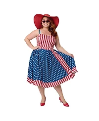 Unique Vintage Plus 1960s Rye Swing Skirt