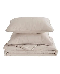 Linery Co. Detailed Dot Stitch Quilt Set With Shams