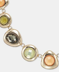 Anne Klein Stone Pebble Collar Necklace, 16" + 3" extender