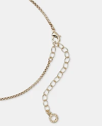 Anne Klein Stone Pebble Pendant Necklace, 16" + 3" extender