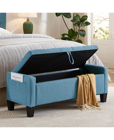 Flynama Linen Storage Ottoman Bench