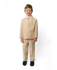 Peanut Butter Collection Toddler Boys Joey 5-Piece Shirt, Tie, Jacket, Vest and Pants Suit Set