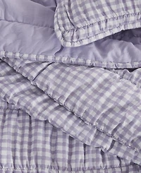 Linery & Co Gingham Quilt Set With Shams