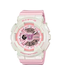 G-Shock Women's Baby G Japanese Quartz Analog Digital Pink Resin Watch 43.4mm