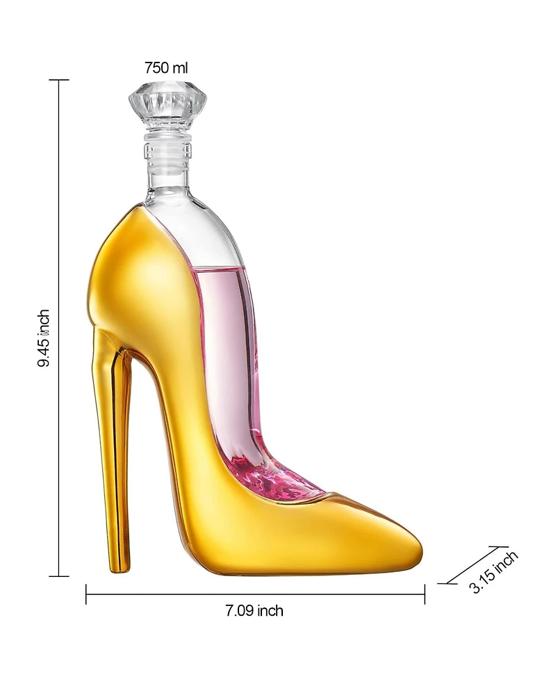 The Wine Savant Stiletto 25 oz. Wine Decanter