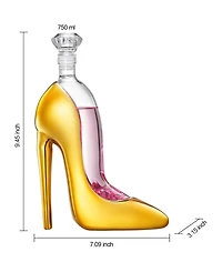 The Wine Savant Stiletto 25 oz. Wine Decanter