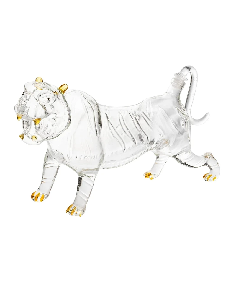 The Wine Savant Tiger 34 oz. Whiskey Decanter
