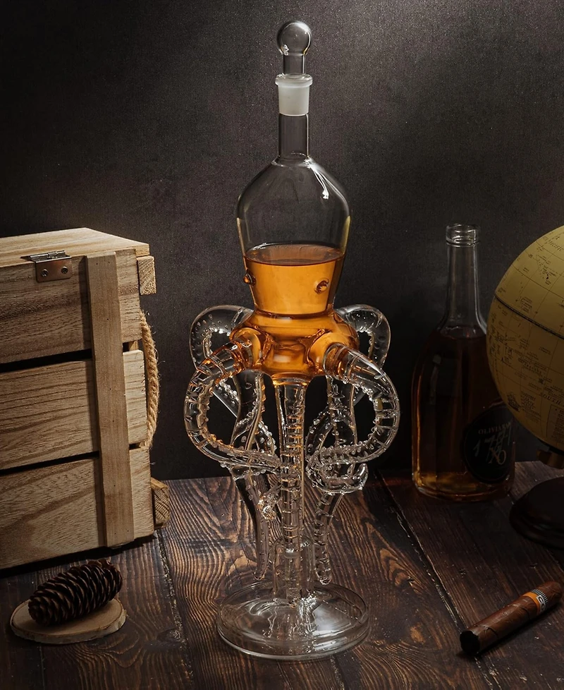 The Wine Savant Octopus 17 oz. Decanter
