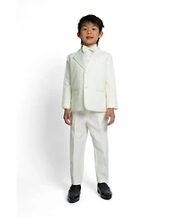 Peanut Butter Collection Toddler Boys Bond 5-Piece Shirt, Bowtie, Jacket, Vest and Pants Tuxedo Set