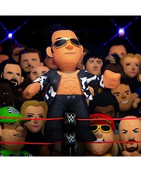 Bleacher Creatures Wwe Old School The Rock Plush Figure - A Wrestling Legend for Play or Display