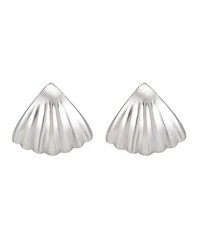 St. Moran Silver Statement Palm Huggie Earrings