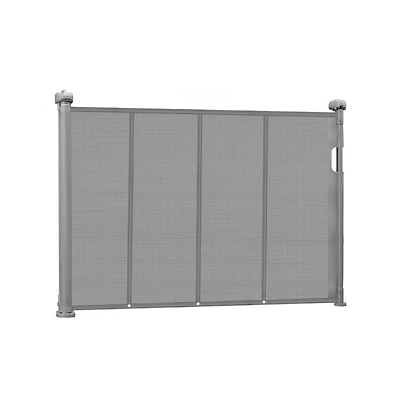 Ruie Streamlined Retractable Pet Gate 34 in Tall Extends to 55 in Wide