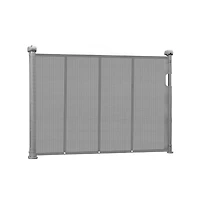 Ruie Streamlined Retractable Pet Gate 34 in Tall Extends to 55 in Wide