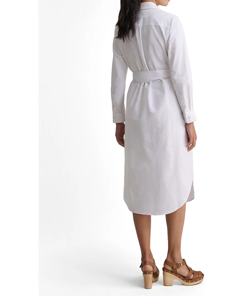 UNTUCKit Women's Cotton Oxford Relaxed Bailey Shirt Dress
