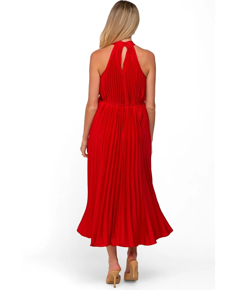 Pinkblush Maternity Pleated Halter Dress