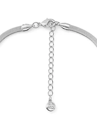 And Now This Cubic Zirconia Rectangular Stone Station Necklace