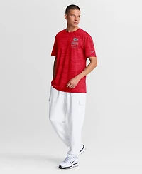 Nike Men's Red Kansas City Chiefs Big & Tall Sideline Velocity Dri-fit T-Shirt