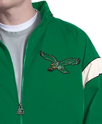 Starter Men's Kelly Green Philadelphia Eagles The Gust Full-Zip Hooded Jacket